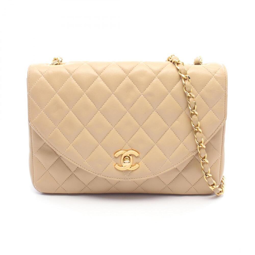Chanel Matelassé Small Flap Shoulder Bag/Handbag, Lambskin Leather, Women's, ...